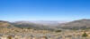Panorama northeast towards the Mojave Desert.