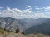 View of the Sawtooths in the far distance from about 1.5 miles from the summit.