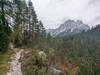 View of mountain from the trail.
