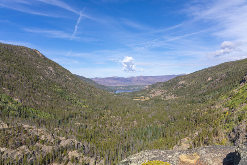 Looking back towards Grand Lake.