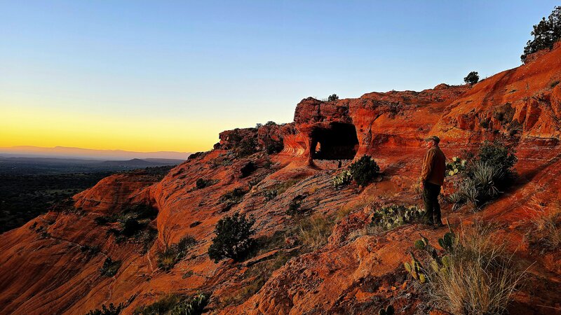 Robbers Roost at sunrise.