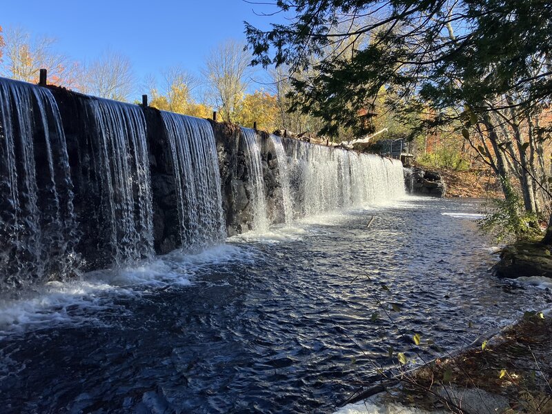 An old stone dam.
