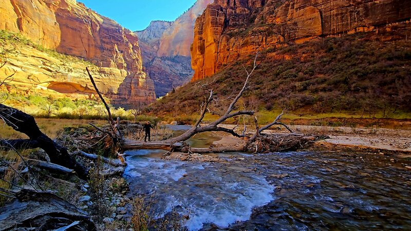 Virgin River walk.