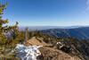 View towards Blue Ridge and the Mojave Desert from just below the summit of Mount Baden-Powell