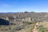 Three Sisters Rock across from Soledad Canyon.