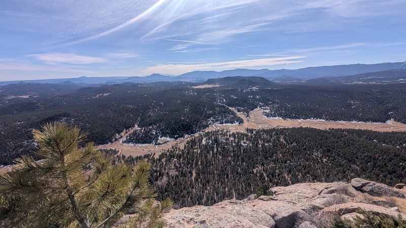 View from the summit looking south.