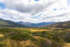 Descending to the flats next to Rio Paine.