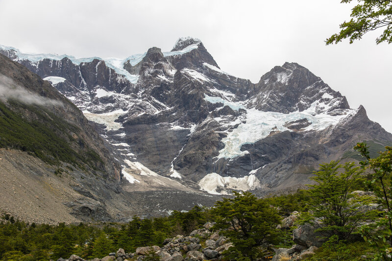 Francés Glacier and Cumbre Principal.