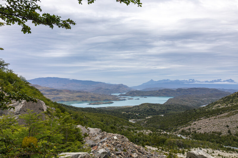 Nordenskjöld Lake from Valle Francés.