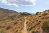Approaching Bird Spring Pass.