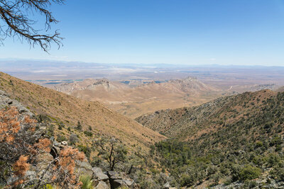 Side canyon just east of Mount Jenkins.