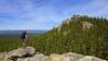 Looking at Black Mountain Lookout