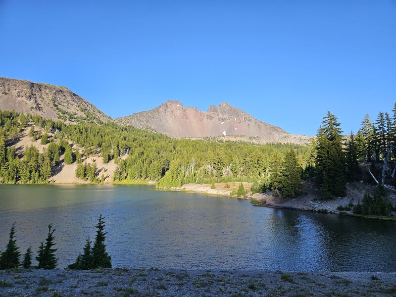 View of Broken Top from Green Lakes.