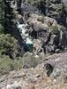 Water rushing mid canyon.