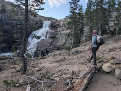 One of the many waterfalls