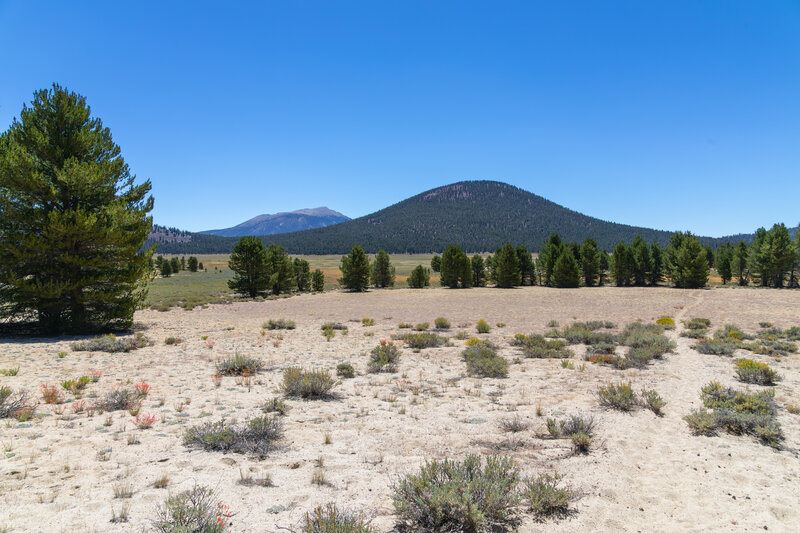 Approaching Templeton Mountain with Olancha Peak in the distance.