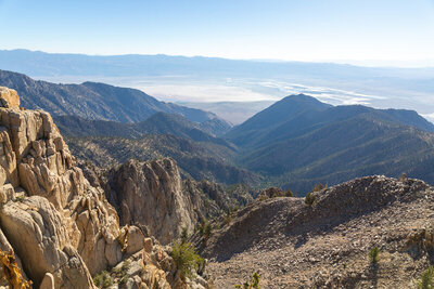 The dramatic view of the rugged South Fork Ash Creek canyon.