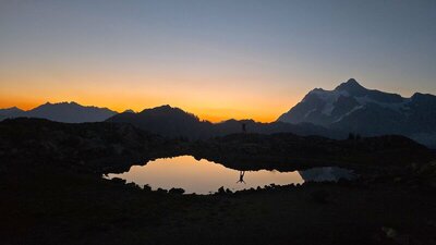 Sunrise at Huntoon Point, Artist Ridge.