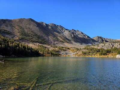 Cooney Lake with Black Mountain behind.