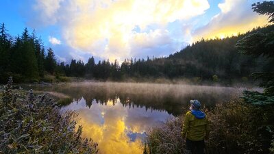 Sunrise at Mirror Lake